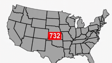 Area code 732